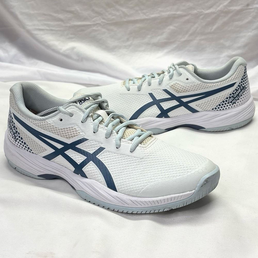 ASICS Gel-Game 8 Pickleball Shoes Womens US 10 Blue White Tennis Sneaker